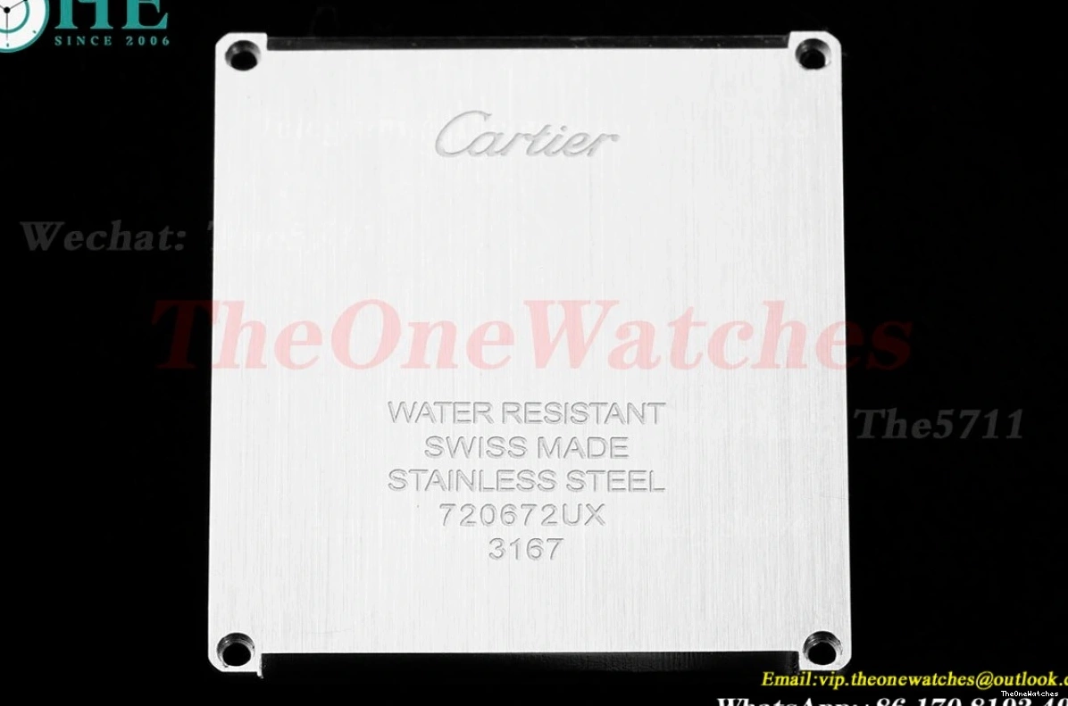 SS Dia White Solo Quartz AF LE 27.4mm Tank Dial 0411